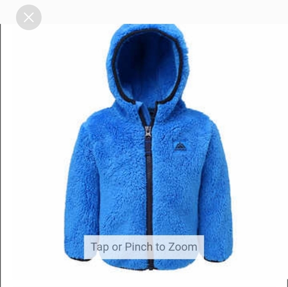 Snozu Infant 2-piece Fleece Set, jacket and snowsuit, Blue nwt - Picture 5 of 9